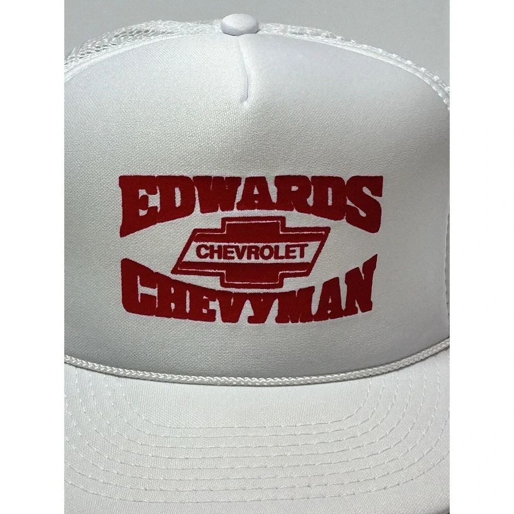 Vintage Edwards Chevrolet‎ ChevyMan Adjustable SnapBack Hat